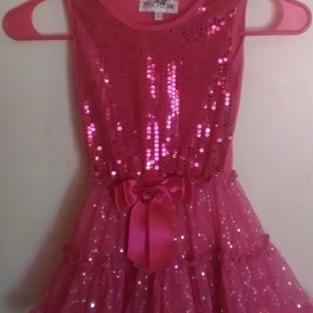 Pochew Beautiful Hot Pink Infant Dress